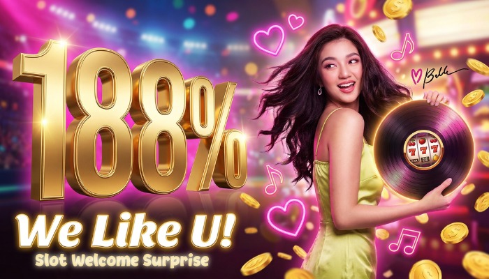 FW9 188% Slot Welcome Surprise bonus banner