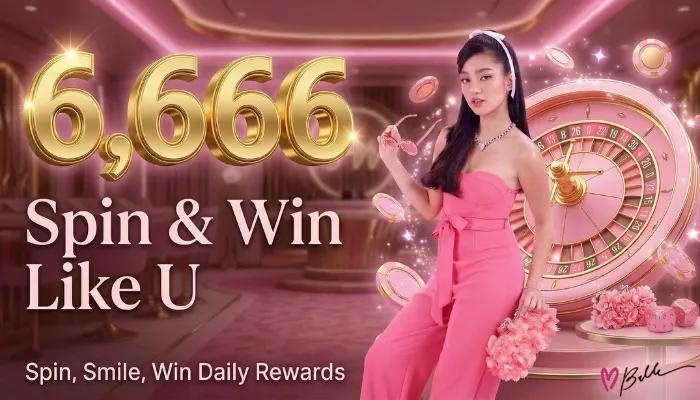 FW9 6666 Spin and Win daily lucky wheel rewards